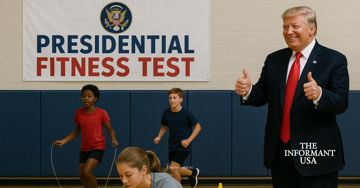 TRUMP TO REINSTATE PRESIDENTIAL FITNESS TEST IN PUBLIC SCHOOLS