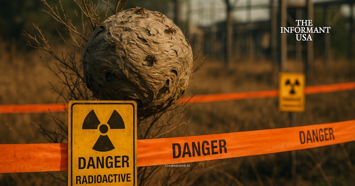 RADIOACTIVE WASP NEST FOUND AT FORMER NUCLEAR WEAPONS SITE IN SOUTH CAROLINA