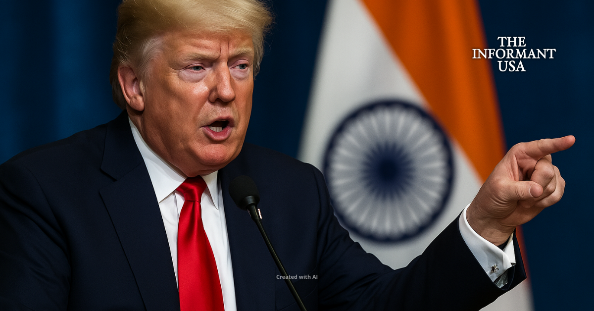 TRUMP THREATENS TO RAISE TARIFFS ON INDIA WITHIN 24 HOURS OVER RUSSIA TIES