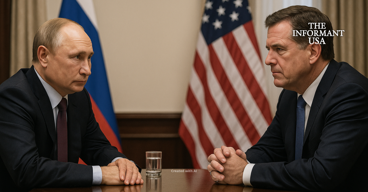 PUTIN MEETS U.S. SPECIAL ENVOY STEVE WITKOFF AT KREMLIN