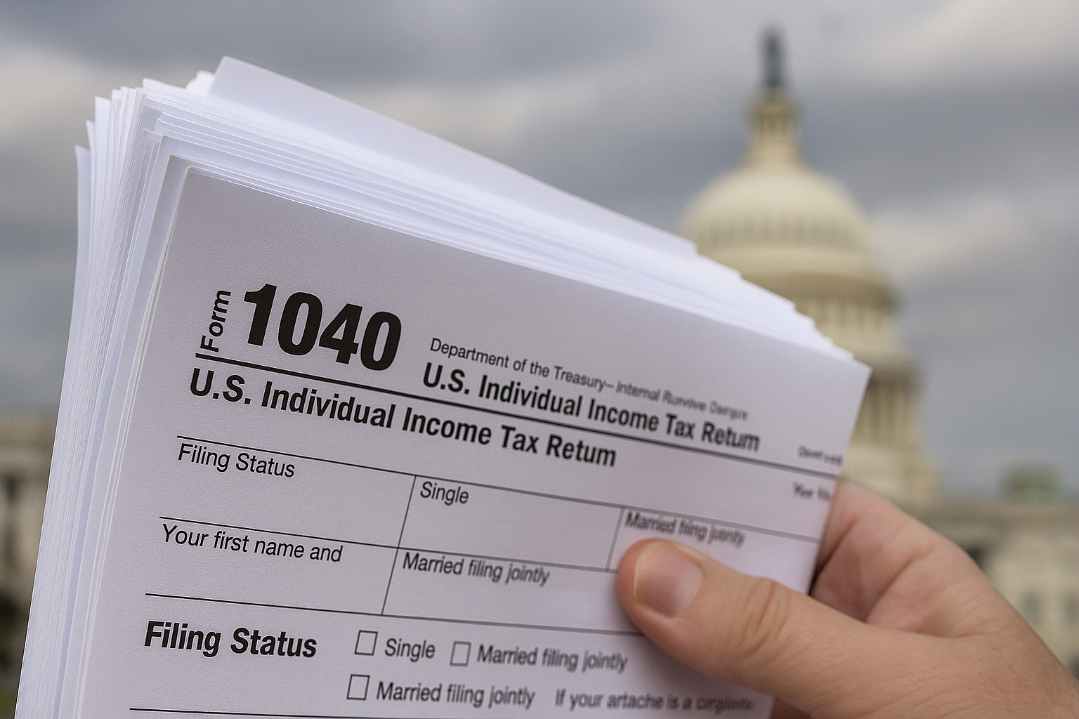 💵 TRUMP SAYS HE BELIEVES THE INCOME TAX WILL BE ABOLISHED FOR MOST AMERICANS