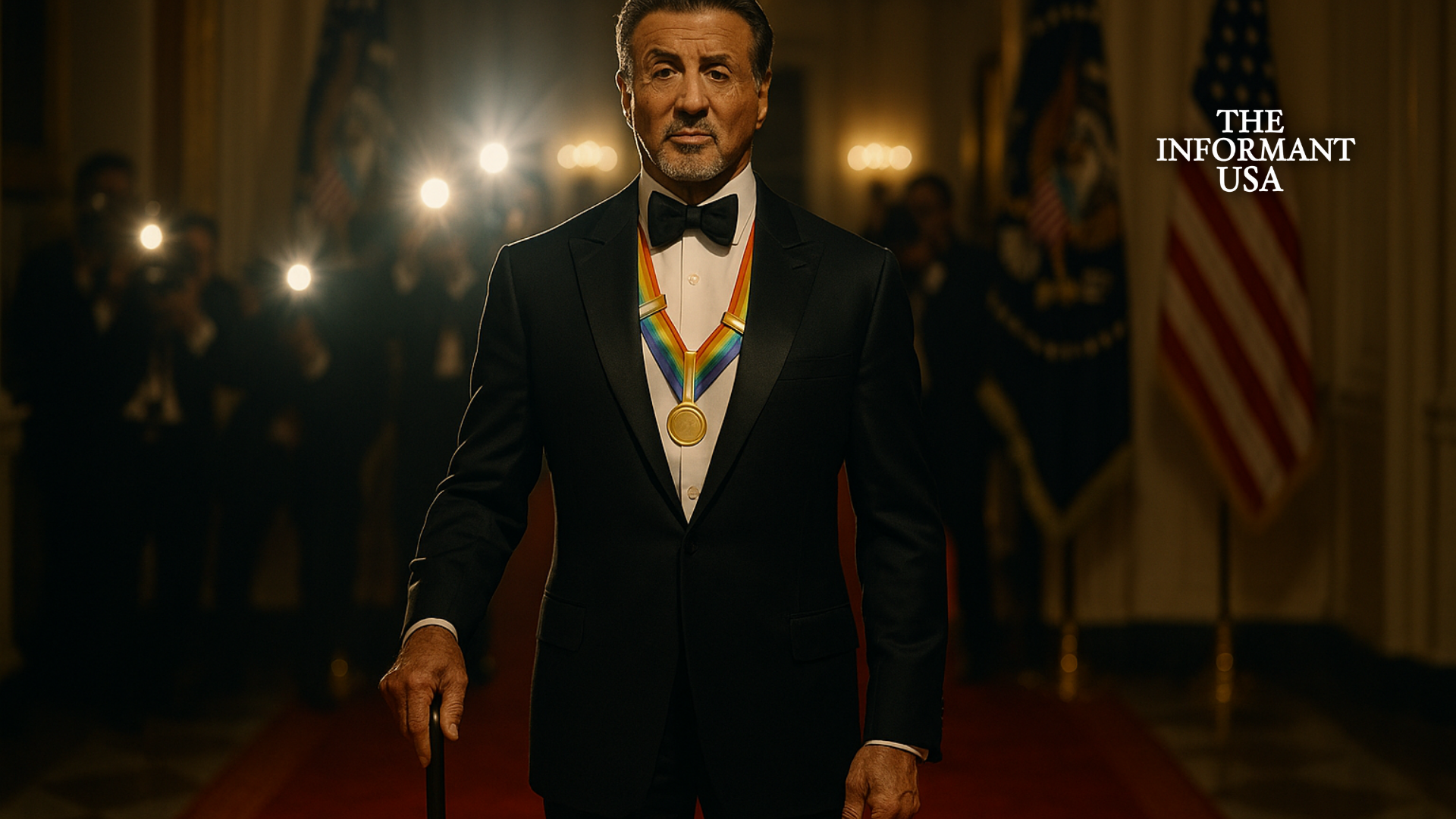 SYLVESTER STALLONE HONORED AT KENNEDY CENTER AWARDS AS HE APPEARS WITH WALKING CANE AT 79
