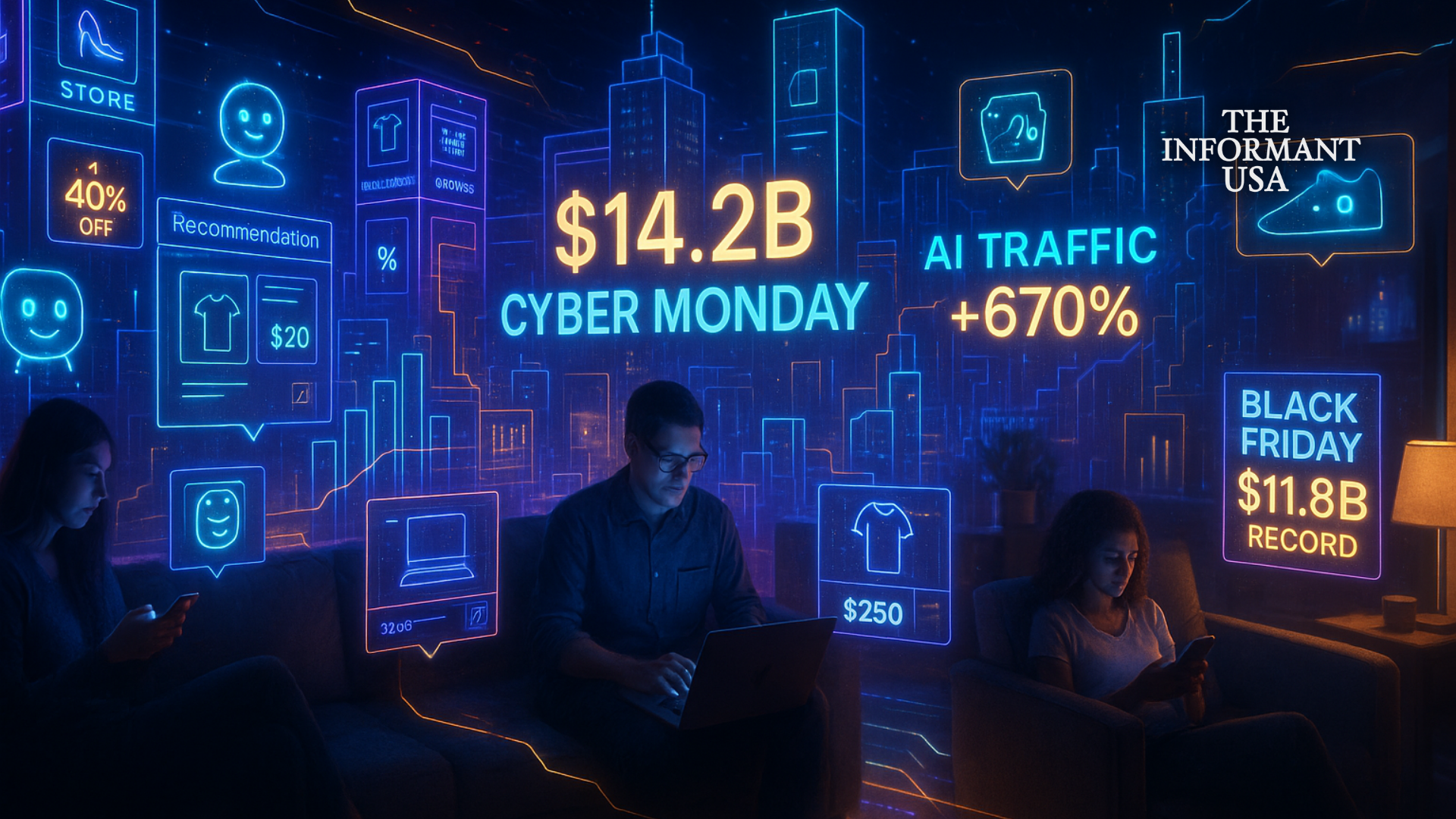 CYBER MONDAY SALES SET TO HIT $14.2 BILLION AS AI SHOPPING TOOLS BOOST SPENDING