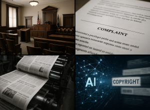 New York Times Sues AI Start-Up Over Copyright Use